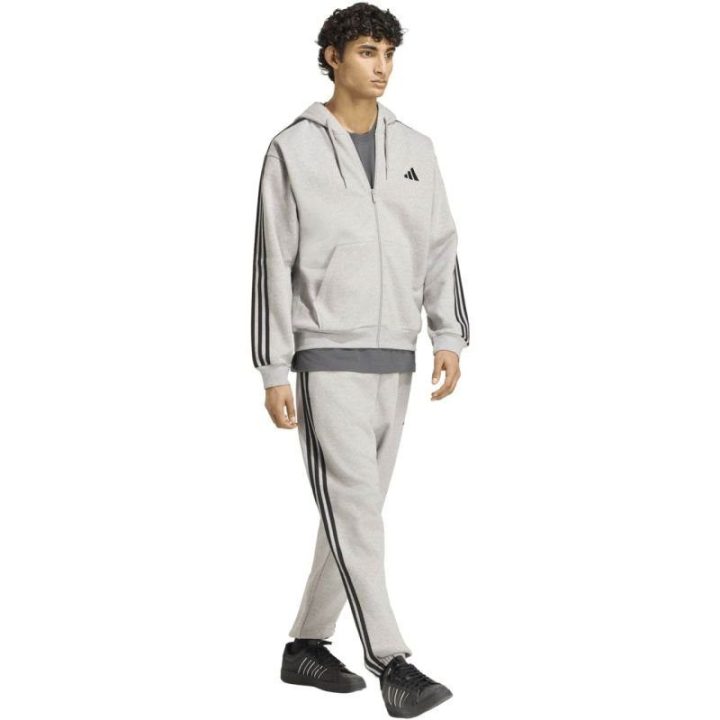 Vyriškos siaurėjančios kelnės adidas Essentials, pilkos