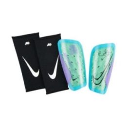 Blauzdų apsaugos Nike Mercurial Lite su Sam Kerr motyvu, mėtų ir juodos spalvos