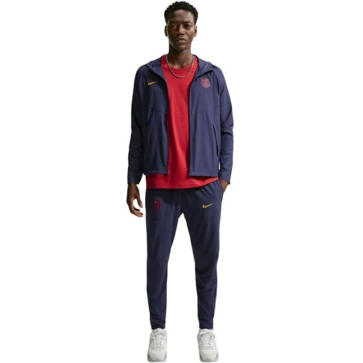 Vyriškos futbolo kelnės Nike FC Barcelona City Side, tamsiai mėlynos