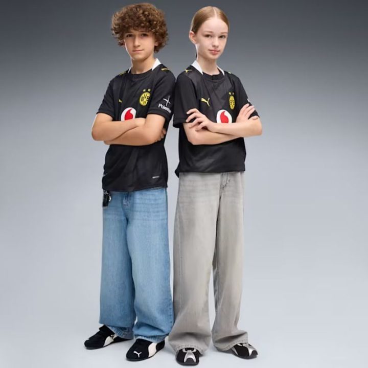 Vaikiški išvykos marškinėliai Puma Borussia Dortmund, 2026/27