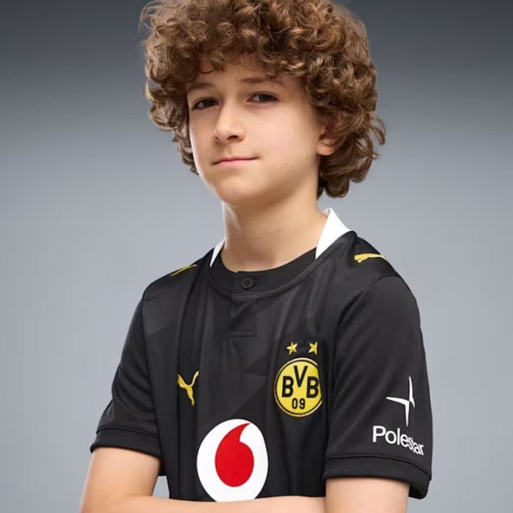 Vaikiški išvykos marškinėliai Puma Borussia Dortmund, 2026/27