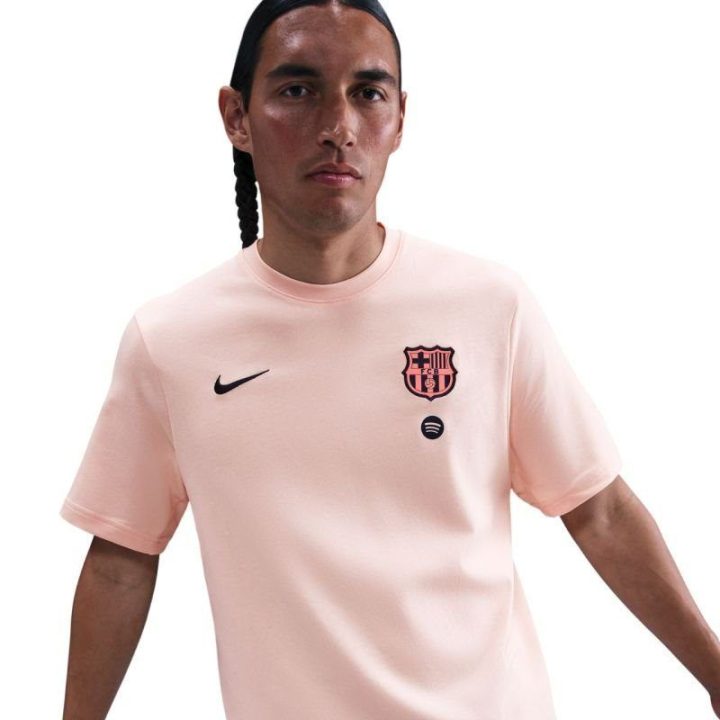 Vyriški marškinėliai Nike FC Barcelona Primary Third, oranžiniai