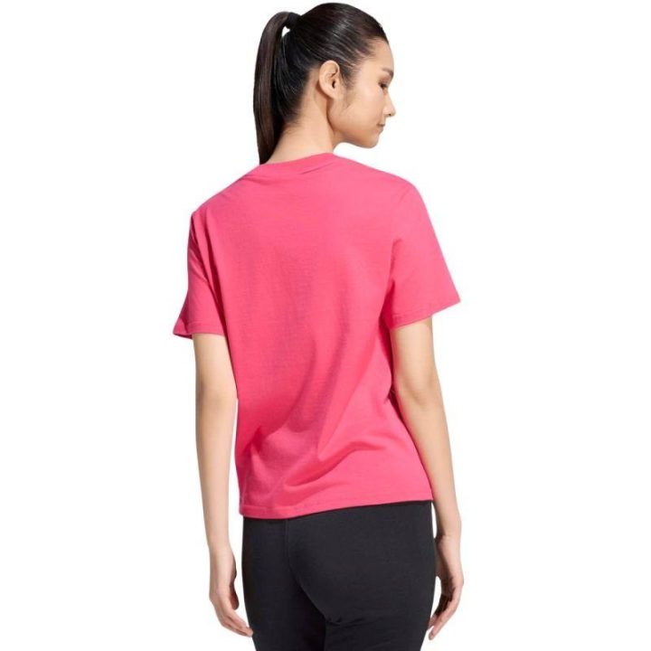 Moteriški medvilniniai marškinėliai adidas Essentials, rožiniai