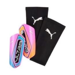 Futbolo blauzdų apsaugos Puma Ultra Light Sleeve, rožinės ir juodos