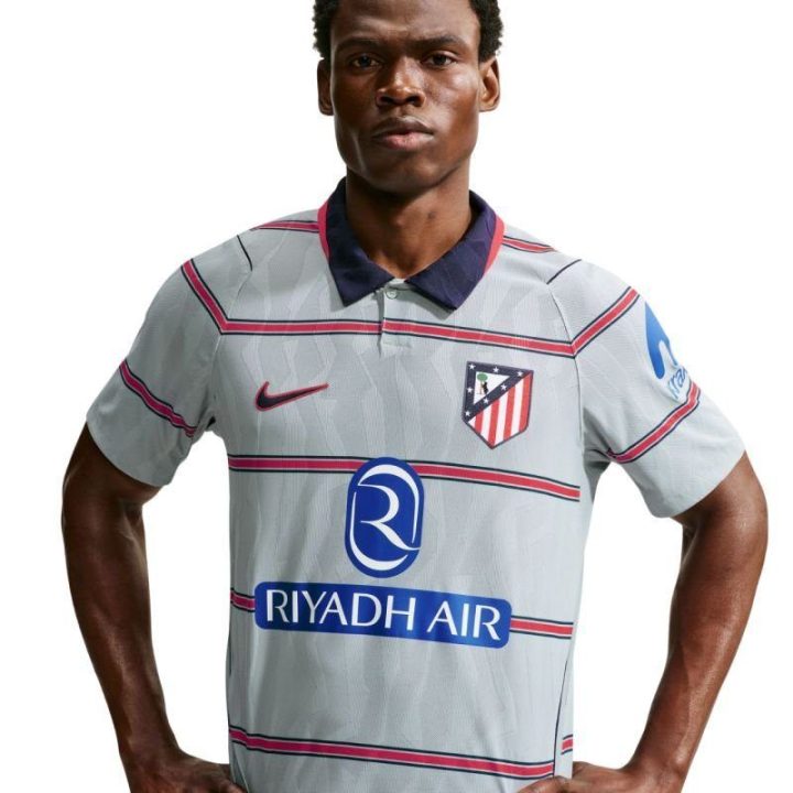 Vyriški futbolo marškinėliai Nike Atlético Madrid Match 2026/27, pilki