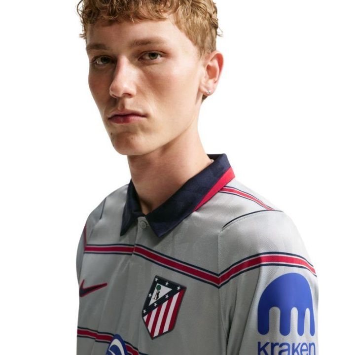 Vyriški futbolo marškinėliai Nike Atlético Madrid 2026/27, pilki