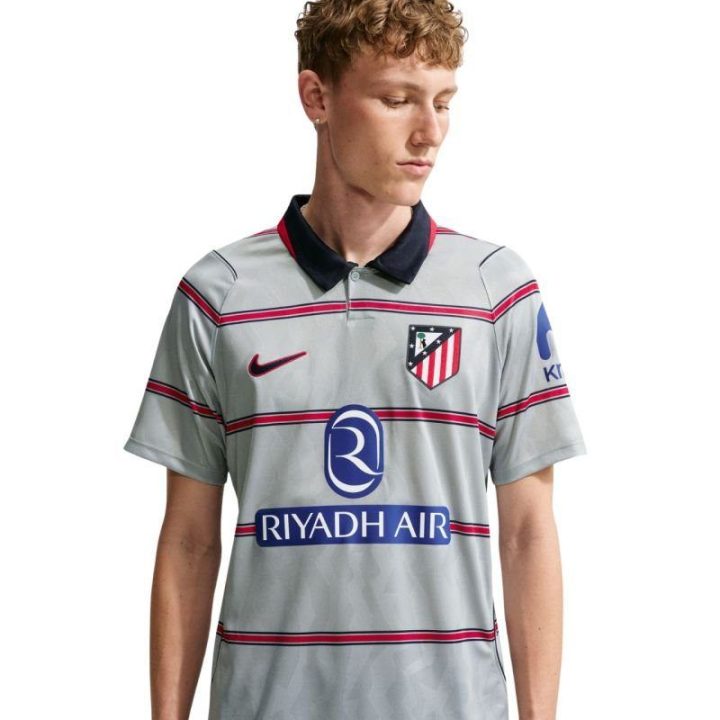 Vyriški futbolo marškinėliai Nike Atlético Madrid 2026/27, pilki