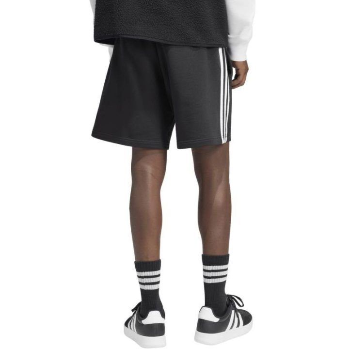 Vyriški medvilniniai šortai adidas Essentials 3-Stripes, juodi