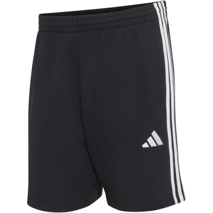 Vyriški medvilniniai šortai adidas Essentials 3-Stripes, juodi
