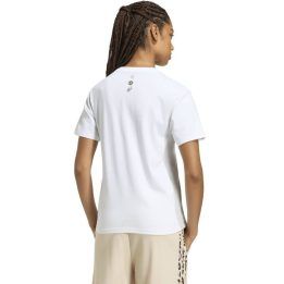 Moteriški medvilniniai marškinėliai adidas Animal Graphic, balti
