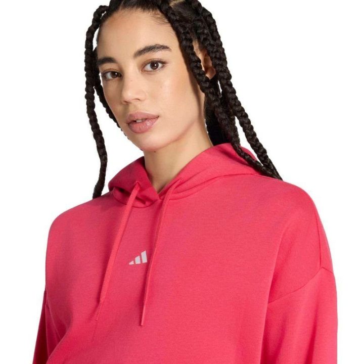Moteriškas džemperis su gobtuvu adidas Essentials, rožinis