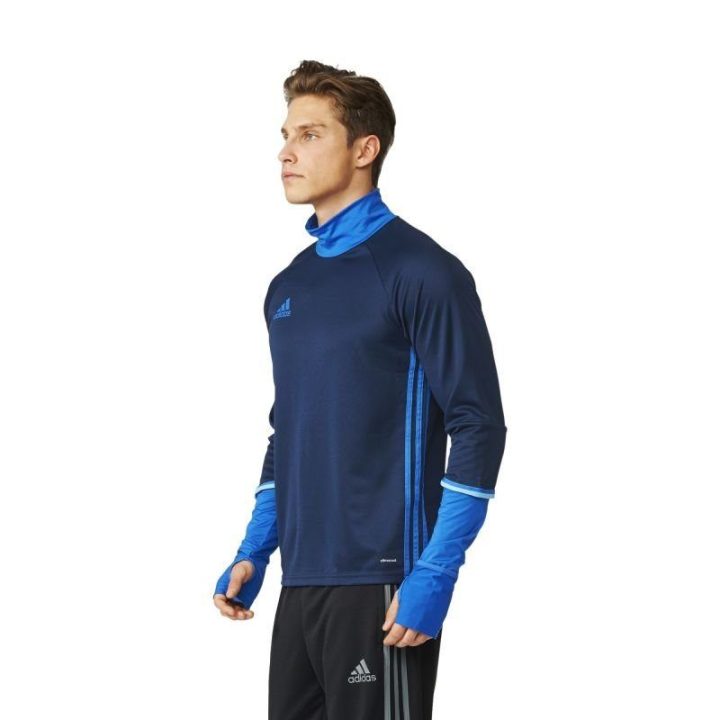 Vyriškas džemperis adidas Condivo 16, tamsiai mėlynas ir mėlynas