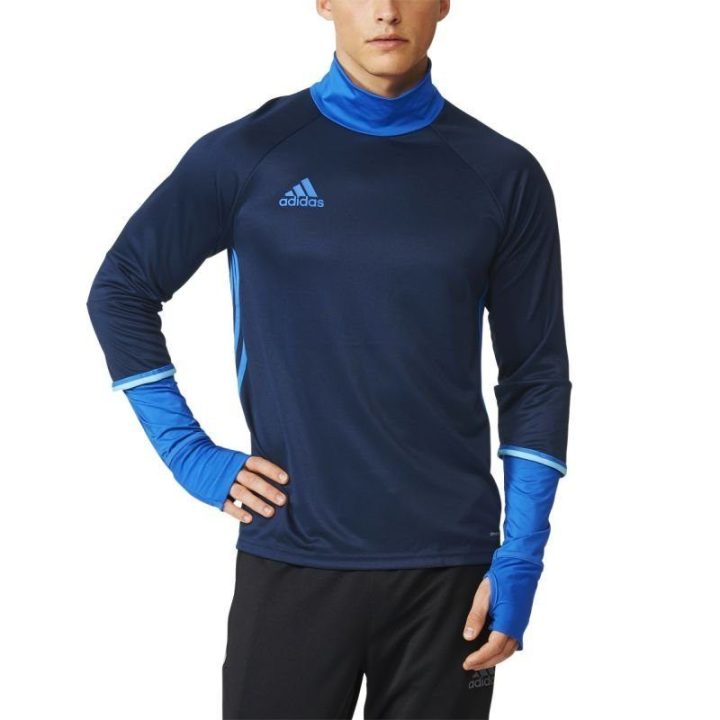 Vyriškas džemperis adidas Condivo 16, tamsiai mėlynas ir mėlynas