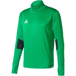 Vyriškas prigludusio kirpimo futbolo džemperis adidas Tiro 17, žalias
