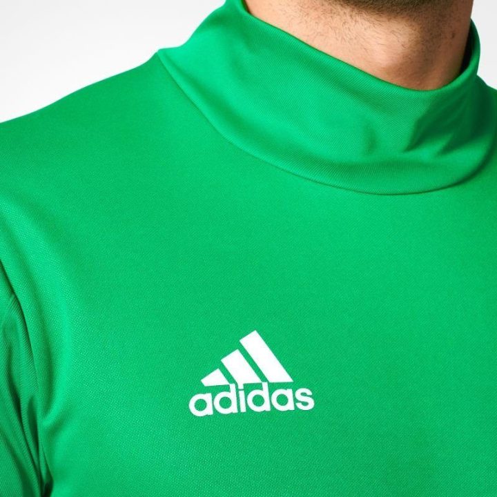 Vyriškas prigludusio kirpimo futbolo džemperis adidas Tiro 17, žalias
