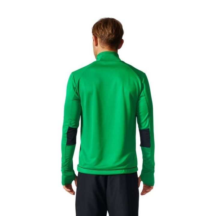 Vyriškas prigludusio kirpimo futbolo džemperis adidas Tiro 17, žalias