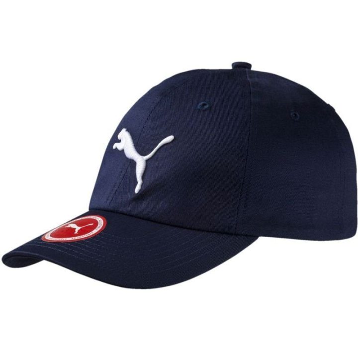 Medvilninė kepurė Puma Essential Cap Big Cat, tamsiai mėlyna