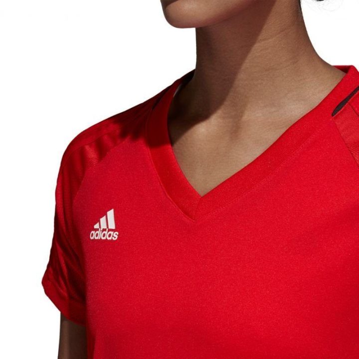 Moteriški futbolo marškinėliai adidas TIRO 17, raudoni