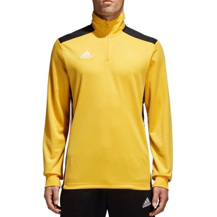 Vyriškas džemperis su 1/4 užtrauktuku adidas Regista 18, geltonas