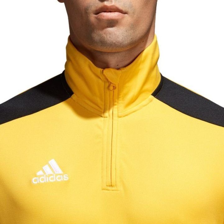 Vyriškas džemperis su 1/4 užtrauktuku adidas Regista 18, geltonas