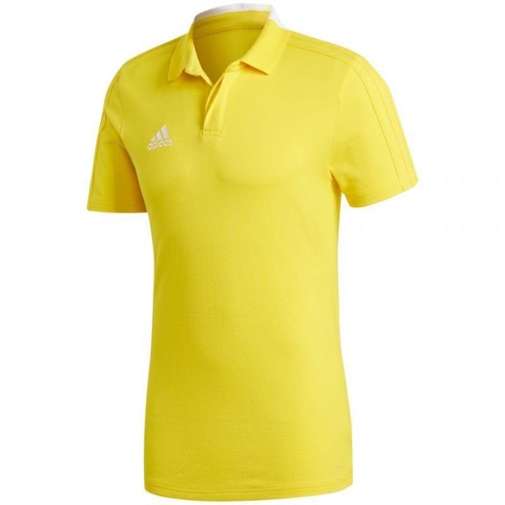 Vyriški polo marškinėliai adidas Condivo 18, geltoni