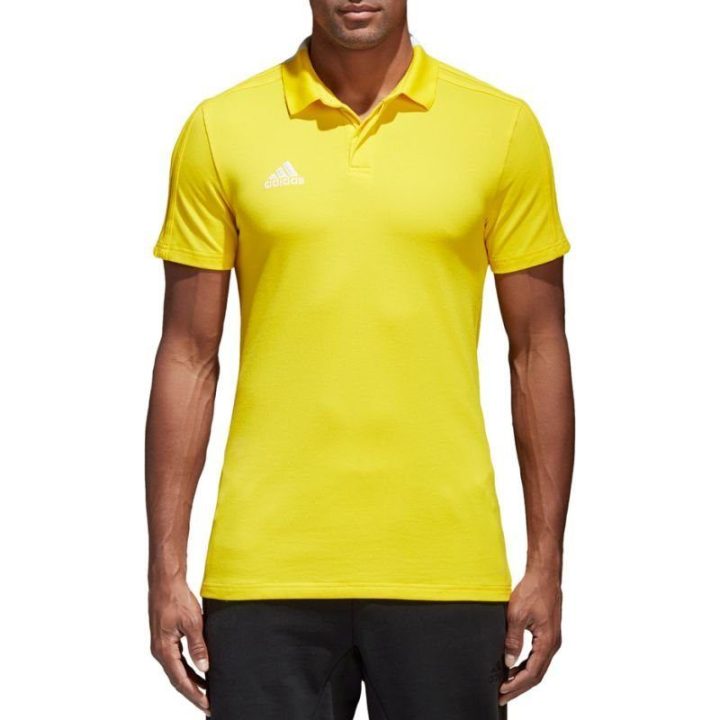 Vyriški polo marškinėliai adidas Condivo 18, geltoni