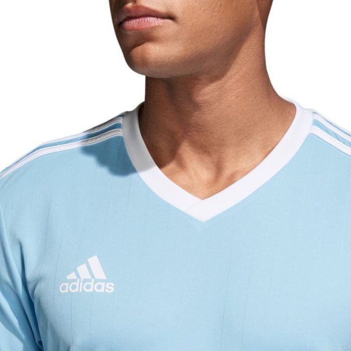 Vaikiški futbolo marškinėliai adidas Tabela 18, žydri