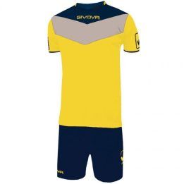 Vaikiškas sportinis komplektas Givova Campo, geltonas ir tamsiai mėlynas