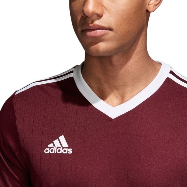 Vyriški futbolo marškinėliai adidas Tabela 18, bordo