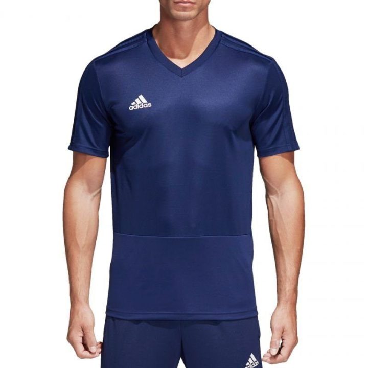 Vyriški treniruočių marškinėliai adidas Condivo 18, tamsiai mėlyni