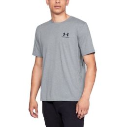 Vyriški marškinėliai Under Armour UA Sportstyle Left Chest, pilki