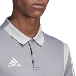 Vyriški futbolo polo marškinėliai adidas Tiro 19 Cotton, pilki