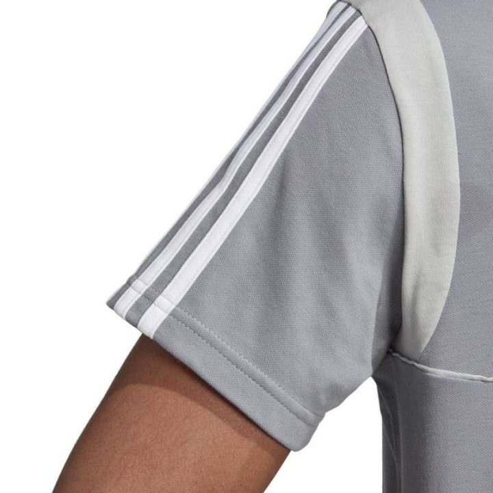 Vyriški futbolo polo marškinėliai adidas Tiro 19 Cotton, pilki