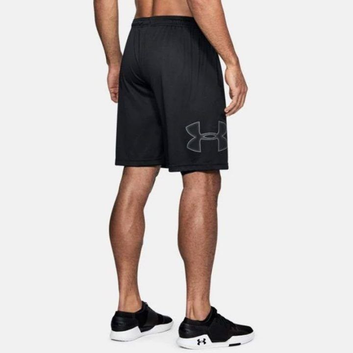 Vyriški laisvo kirpimo šortai Under Armour Tech Graphic, juodi