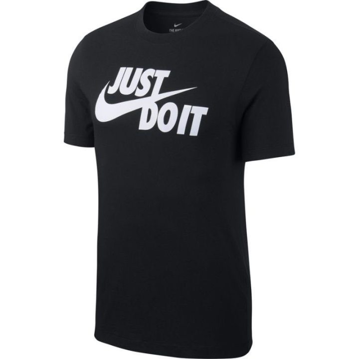 Vyriški medvilniniai marškinėliai Nike Just Do It Swoosh, juodi