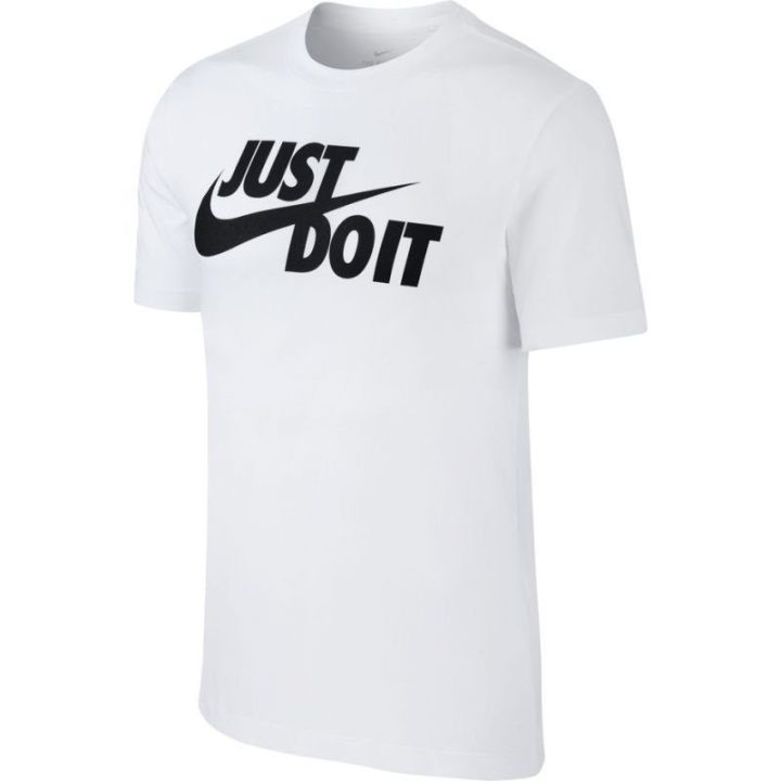 Vyriški medvilniniai marškinėliai Nike Just Do It Swoosh, balti