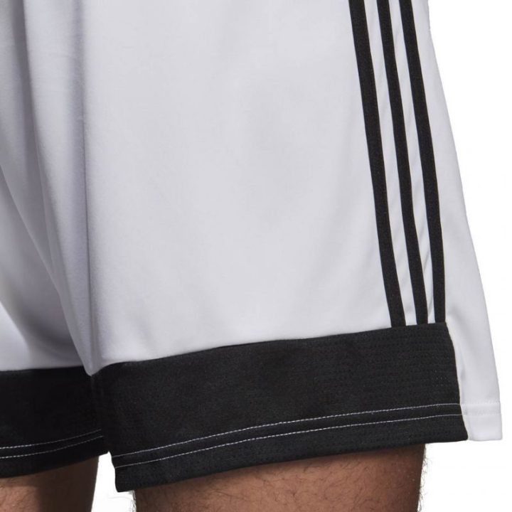 Vyriški futbolo šortai adidas Tastigo 19, balti ir juodi