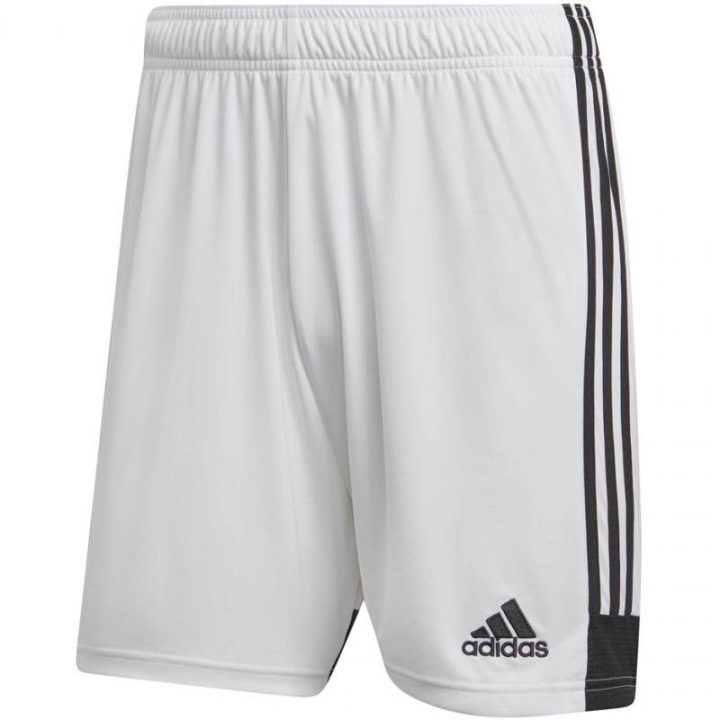 Vyriški futbolo šortai adidas Tastigo 19, balti ir juodi
