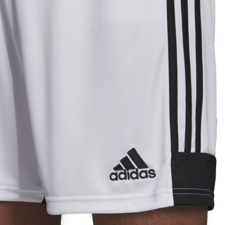 Vyriški futbolo šortai adidas Tastigo 19, balti ir juodi
