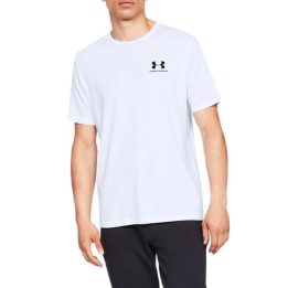 Vyriški medvilniniai marškinėliai Under Armour Sportstyle LC SS, balti