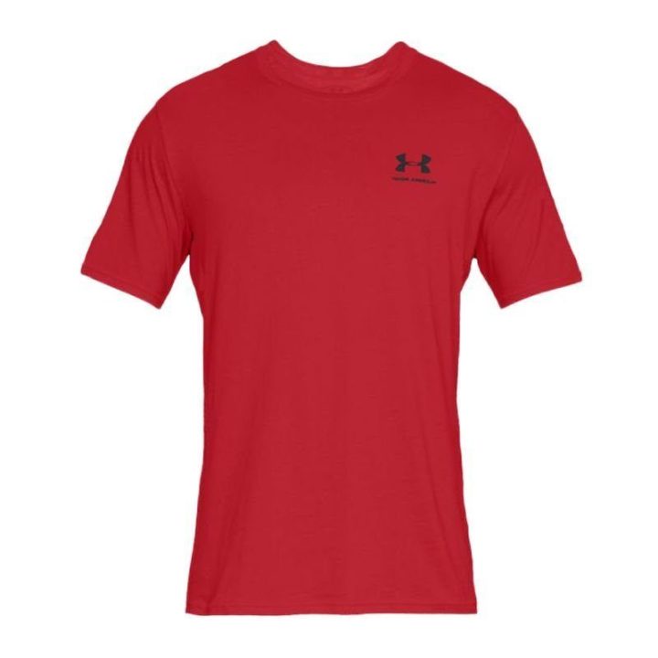 Vyriški medvilniniai marškinėliai Under Armour Sportstyle LC SS, raudoni