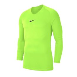 Vyriški marškinėliai su angomis nykščiams Nike Dry Park First Layer, geltoni