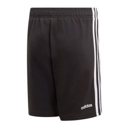 Vaikiški medvilniniai šortai adidas Essentials 3S, juodi