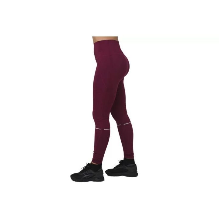 Moteriškos bėgimo tamprės ASICS System Tight, bordo