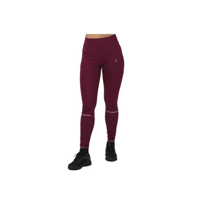 Moteriškos bėgimo tamprės ASICS System Tight, bordo