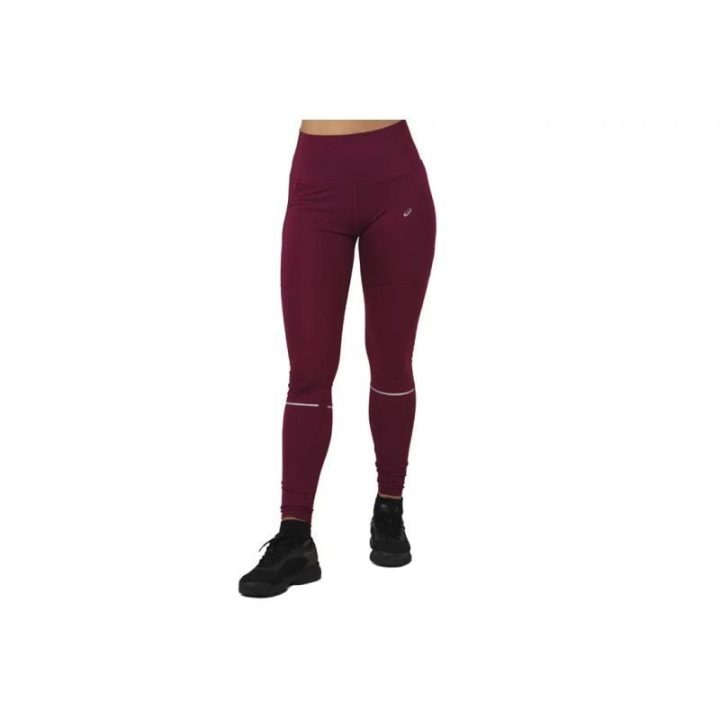 Moteriškos bėgimo tamprės ASICS System Tight, bordo