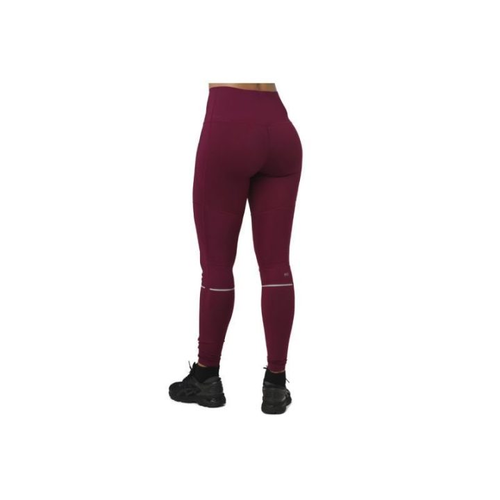 Moteriškos bėgimo tamprės ASICS System Tight, bordo