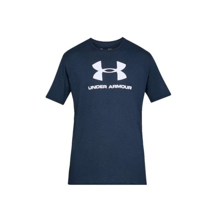Vyriški HeatGear marškinėliai Under Armour Sportstyle Logo, tamsiai mėlyni