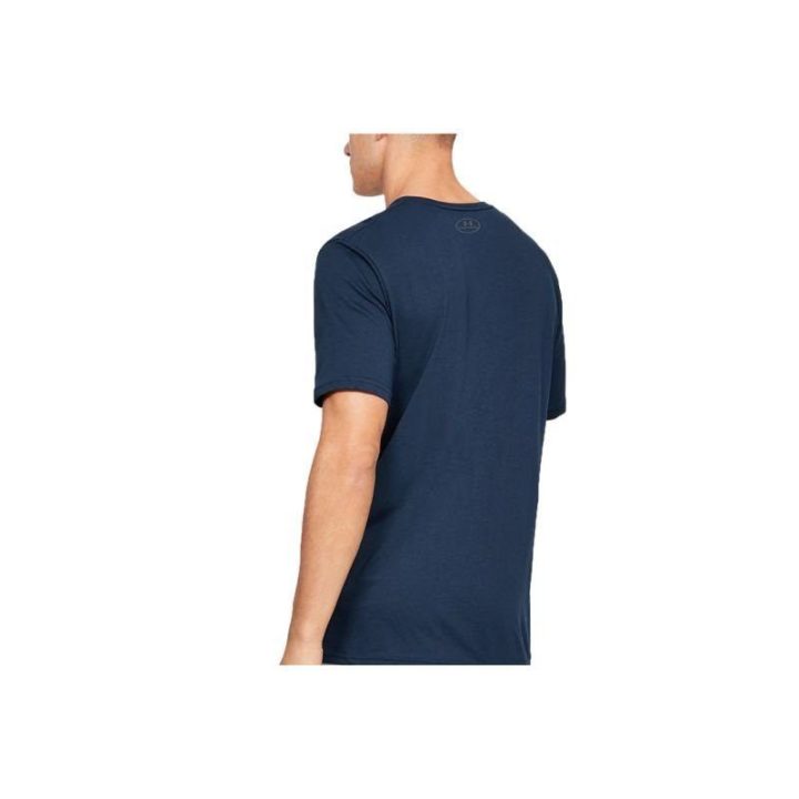 Vyriški HeatGear marškinėliai Under Armour Sportstyle Logo, tamsiai mėlyni