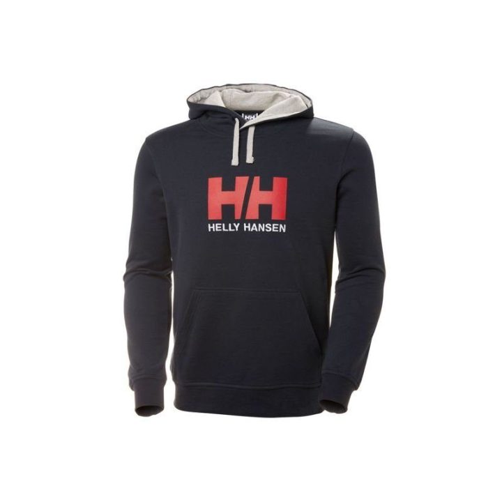 Vyriškas džemperis su gobtuvu Helly Hansen HH Logo, tamsiai mėlynas